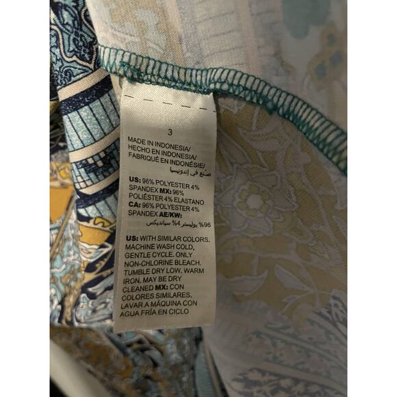 Chicos Womens Tunic Size 3 US XL Mixed Media Print Stretch Oversized Artsy Boho - Picture 4 of 7